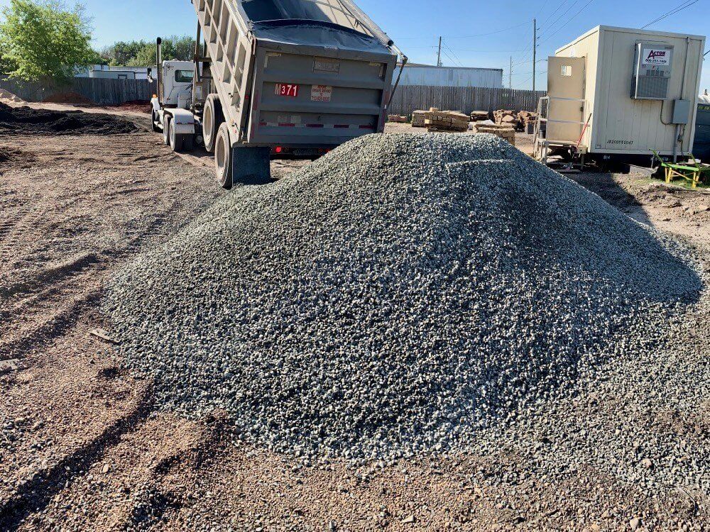 Black Star Gravel Delivery Commercial Truckload Houston, TX