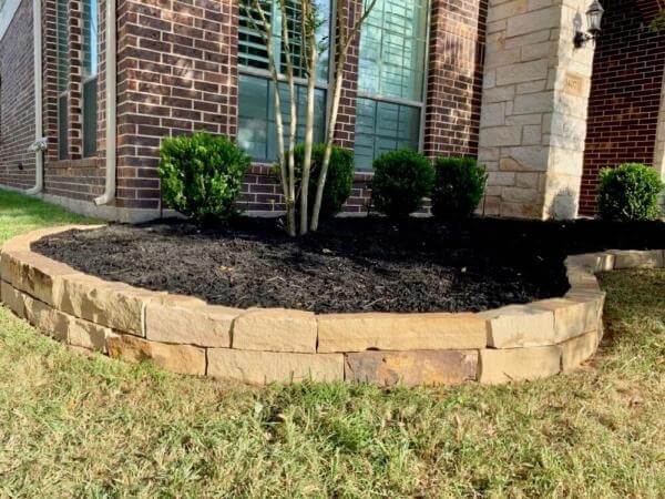 Rocks & Stone Landscape Edging - Houston, Memorial, TX 77024