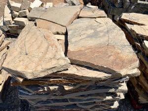 Flagstone Pavers Brown Oklahoma Landscaping Stone Houston, TX