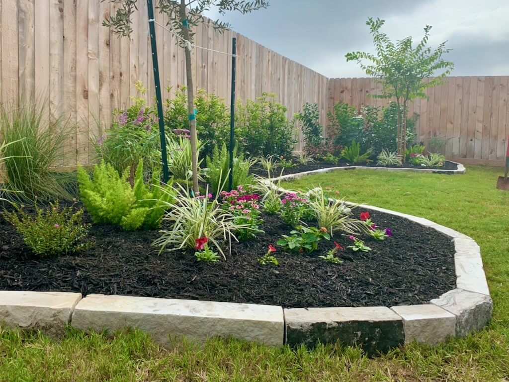 Limestone Slab Landscaping