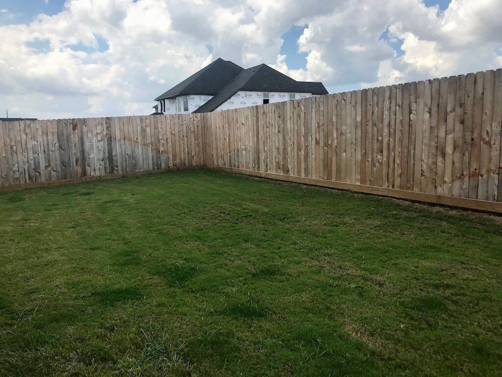 backyard landscape before houston tx 77407