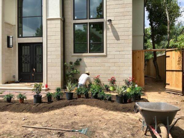 Front Yard Landscaping - Houston, TX - Texas Garden Materials