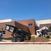 landscape walkway gravel delivery rock truckload decomposed granite houston tx 77407