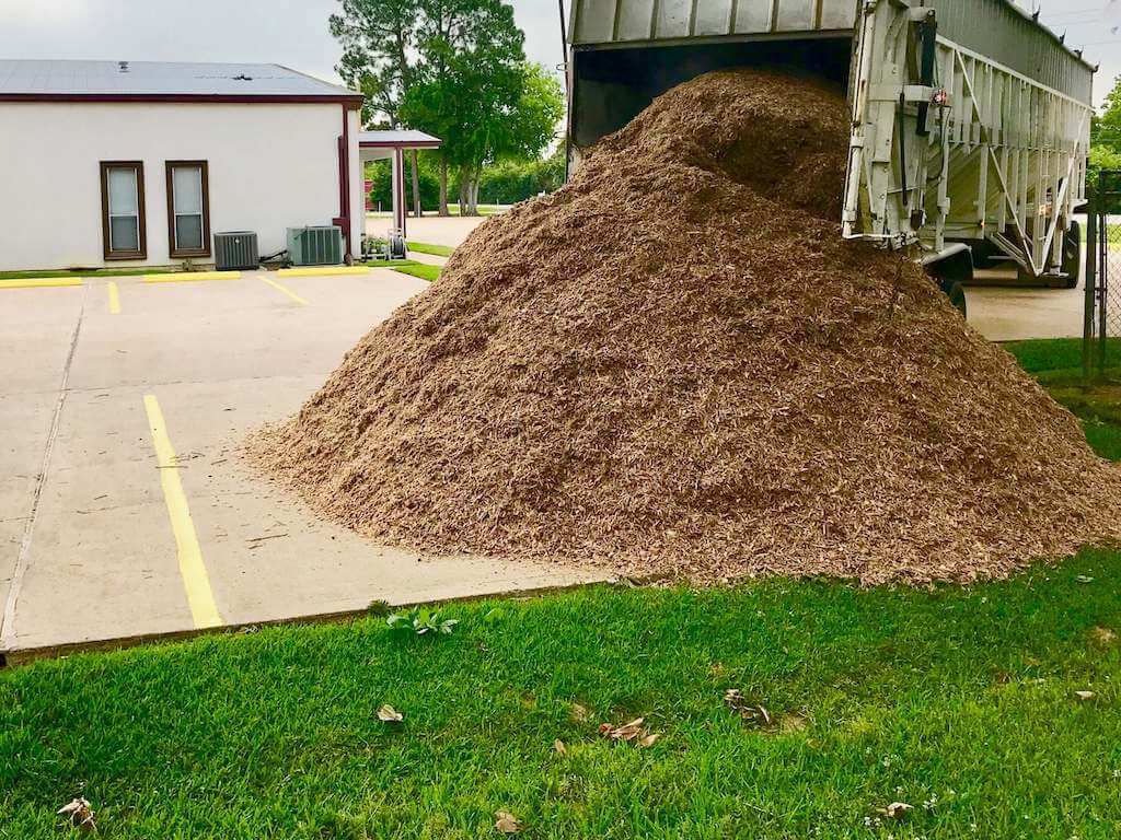 Bulk mulch delivery