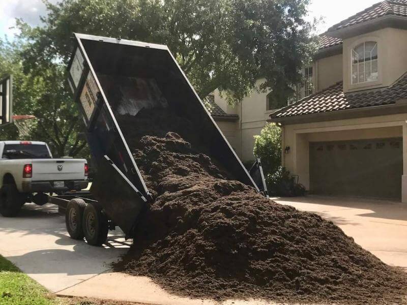 Mulch Delivery and Installation Mulching Houston, 77005