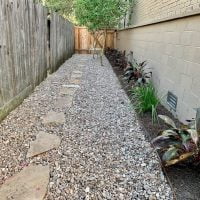 River Rock Flagstone Walkway Houston, TX