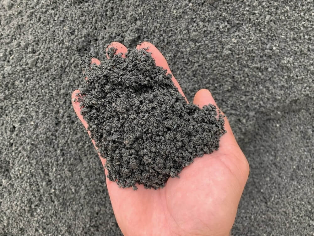Crushed Granite Black Rocks Black Star Gravel Houston, TX