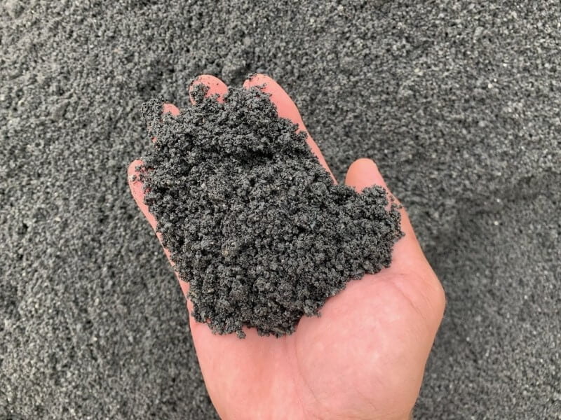 Crushed Granite Black Rocks Black Star Gravel Houston, TX