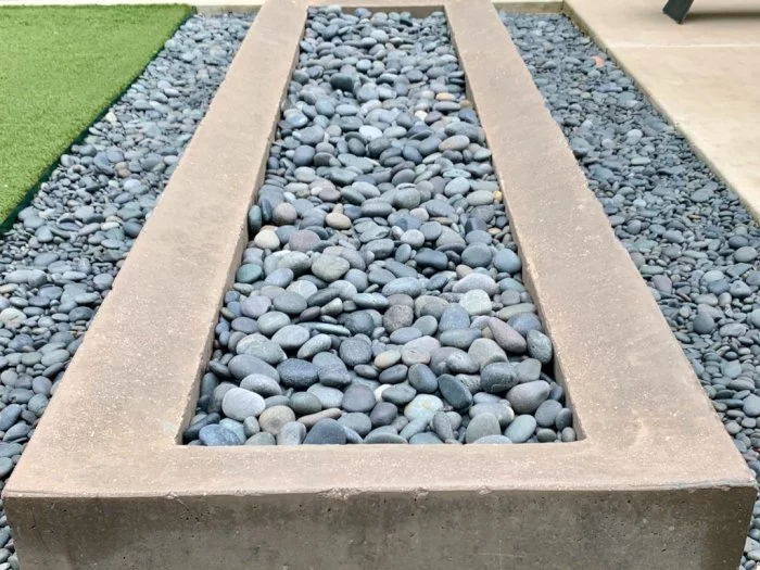 Black Gravel Mexican Beach Pebble Landscaping Houston, TX