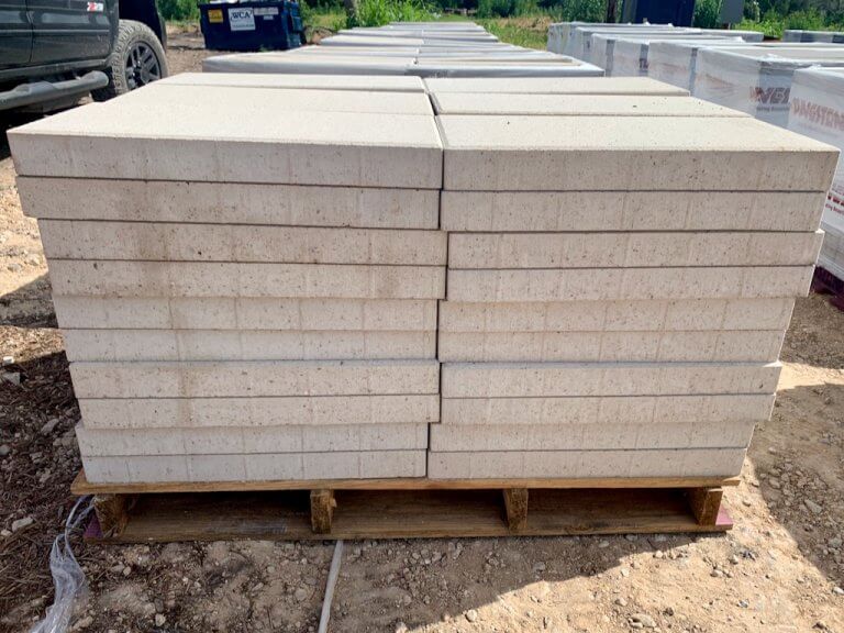 White Limestone 12x24 Concrete Pavers Patio Paver - Houston