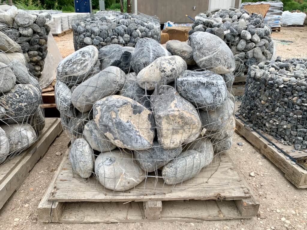 Mexican Cobblestone Boulder Gray, Cost Of Landscape Boulders