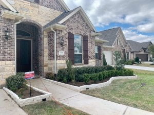 TGM Houston Chopped Stone Landscape Edging Double Layer