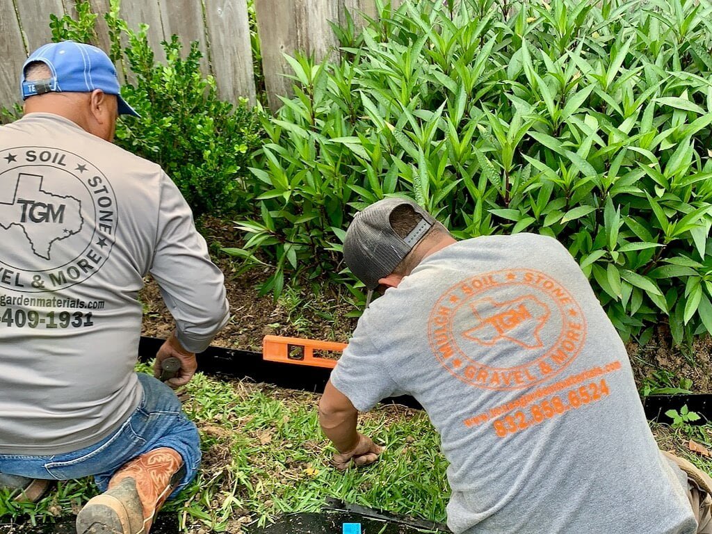 Metal Edging Landscape Service Houston, TX