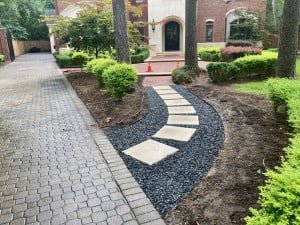 Landscape Stone Walkway Landscaping Service Houston Tx 77099