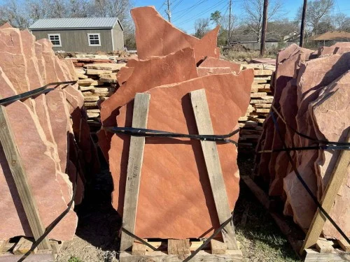 Stone Slabs Red Flagstone Houston, TX 77024