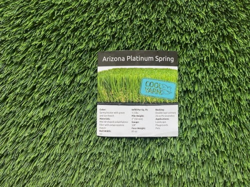 Houston Fake Grass Arizona Platinum Spring Turf 77024