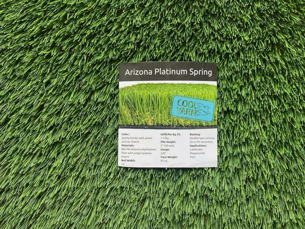 Houston Artificial Grass Arizona Platinum Spring