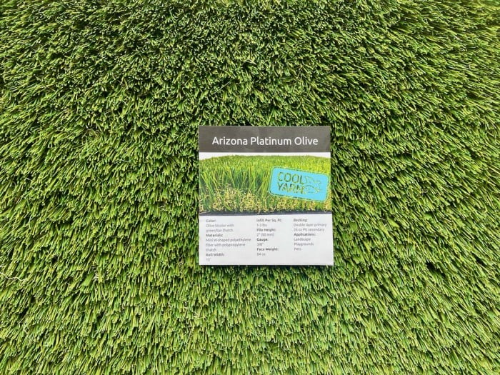 Synthetic Grass Arizona Platinum Olive Turf Houston, TX 77024