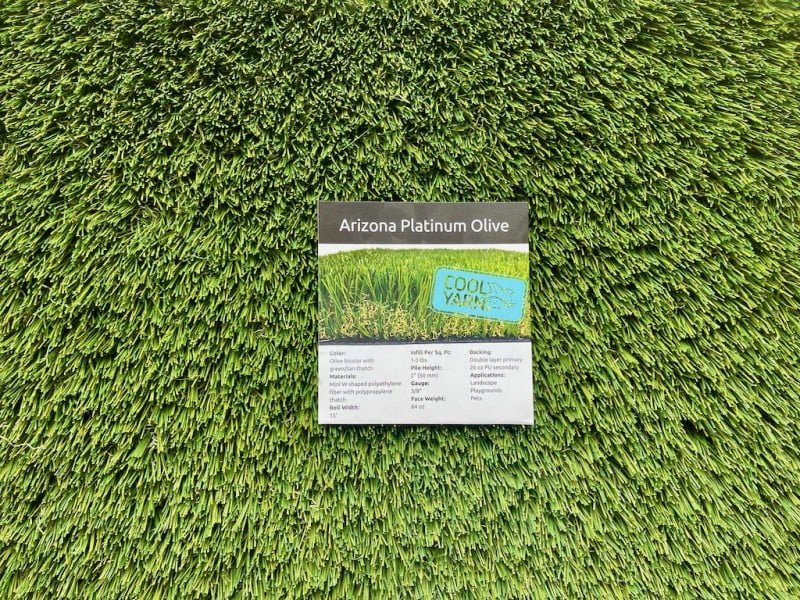 Synthetic Grass Arizona Platinum Olive Astro Turf Houston, TX