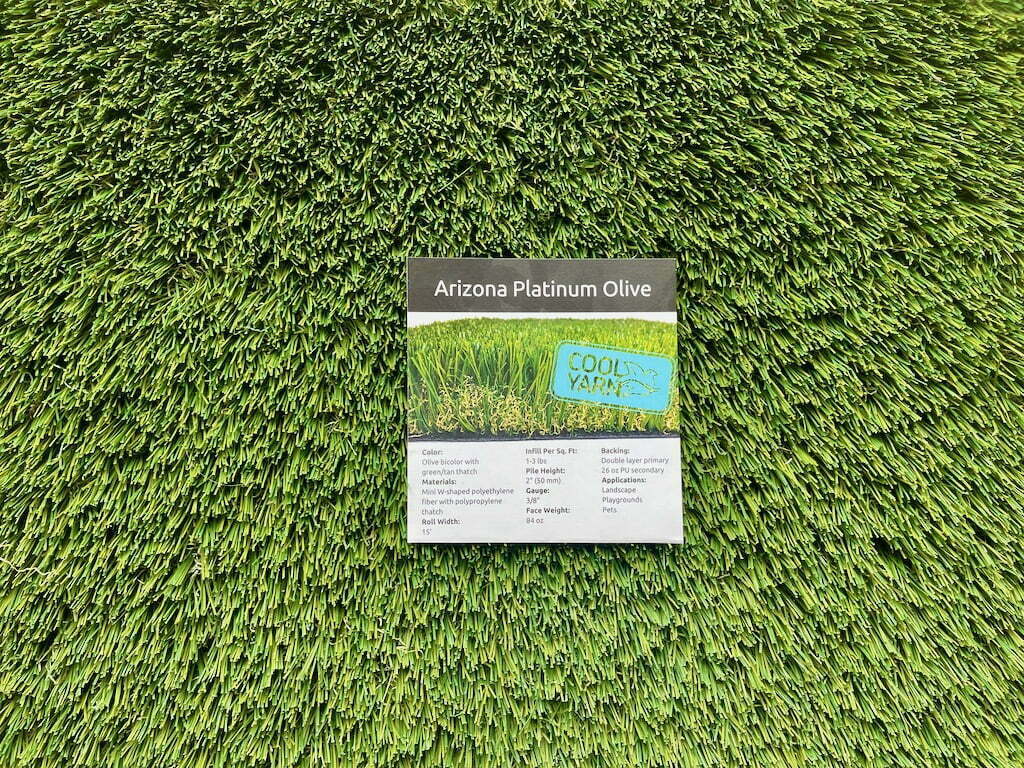 Houston Artificial Grass Arizona Platinum Olive