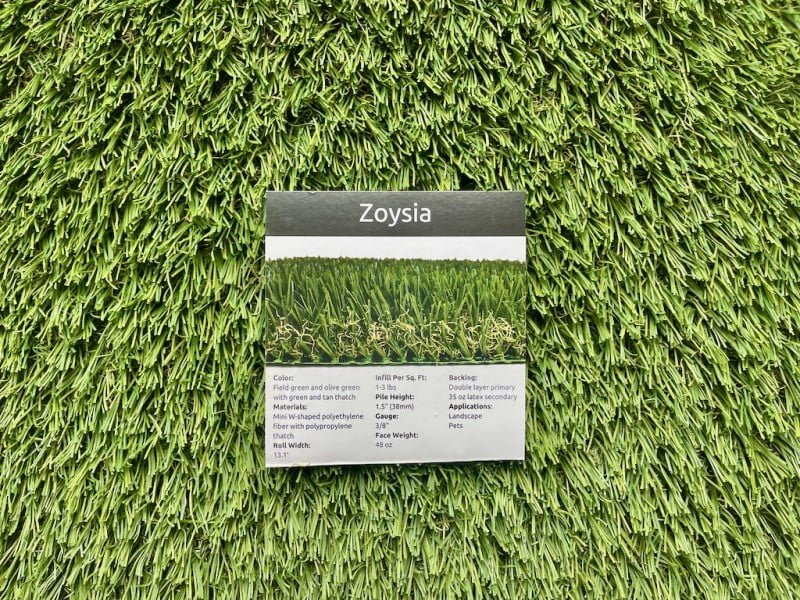 Zoysia Fake Grass For Patio Installation & Delivery Houston, TX