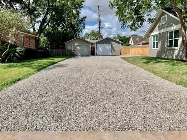 Limestone Gravel Driveway Installation - Houston, TX