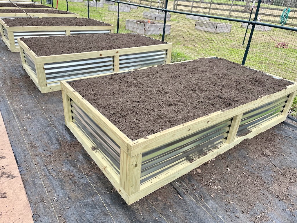 Mushroom Compost Raised Garden Beds Houston, TX